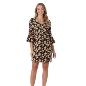 Jude Connally Small‎ Camo Black Lyla Dress Size XS